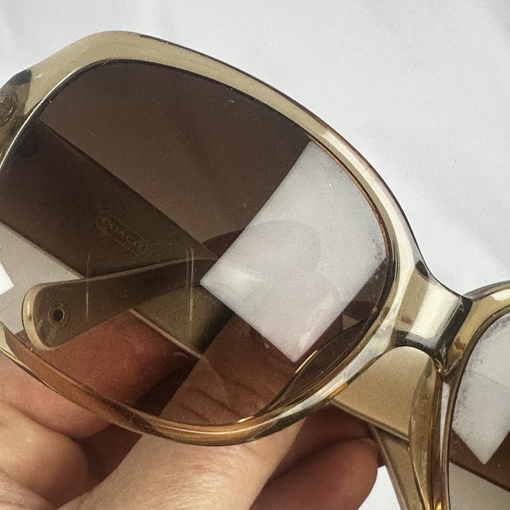 Coach Odessa S822 Sand Brown Beige Sunglasses Frames 58-15 125 Women 17299 - Picture 12 of 16